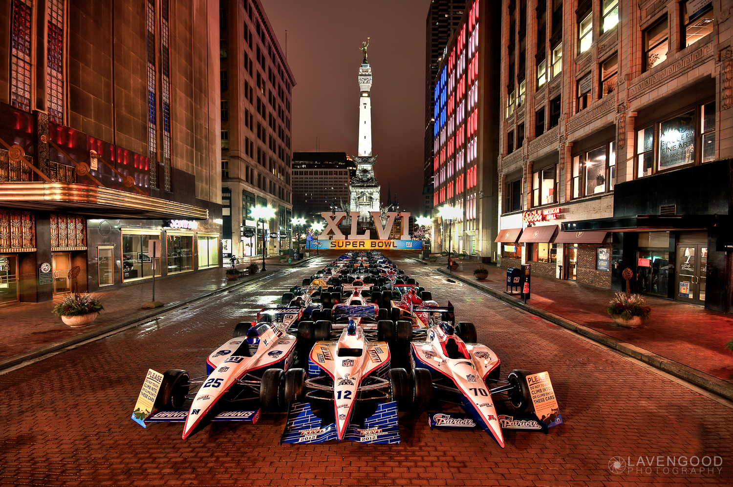 Super Cars on Monument Circle Indianapolis